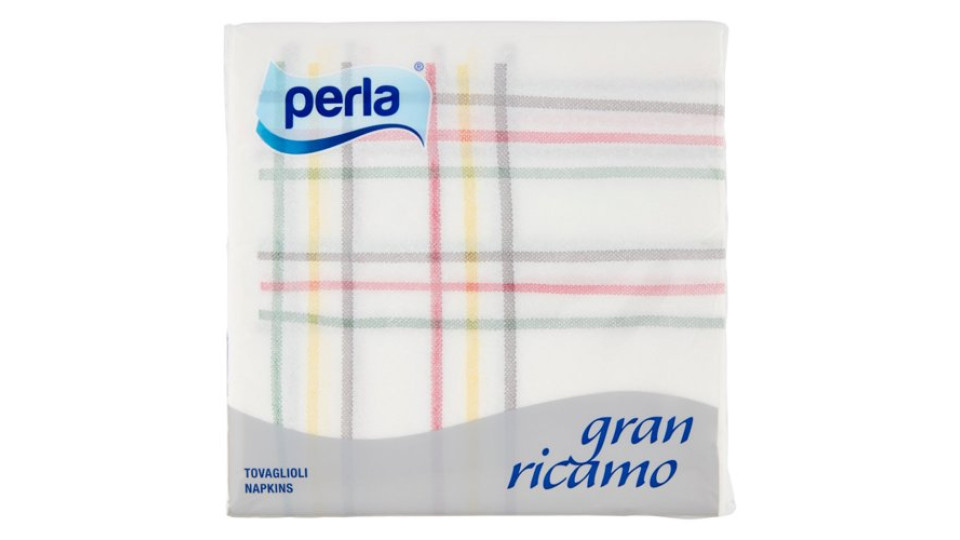 perla gran ricamo Tovaglioli 45 pz