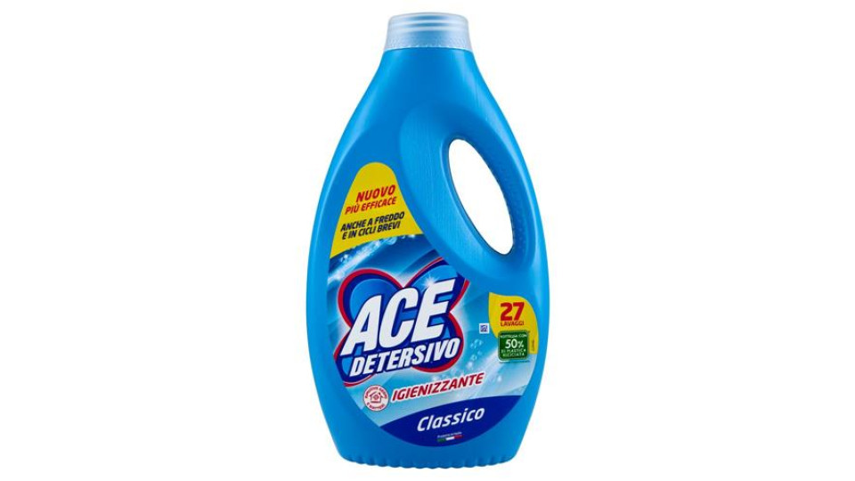 Ace Detersivo Igienizzante Classico 27 Lavaggi 1350 ml