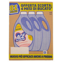 Ace Detersivo Igienizzante Colorati 3 x 27 Lavaggi 3 x 1350 ml