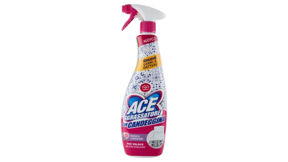 Ace Sgrassatore con Candeggina Rosa e Lavanda 600 ml