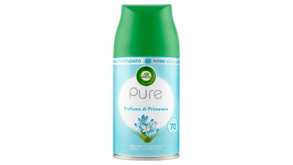 Air Wick Freshmatic Ricarica Pure Profumo di Primavera Profumatore per ambiente 250 ml