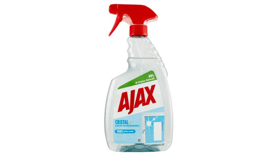 Ajax detersivo spray Cristal Vetri 100% Anti-Alone 750 ml