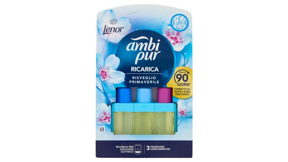 Ambi Pur Profumatore per Ambienti Elettrico Ricarica 3Volution, Risveglio Primaverile 20 ml