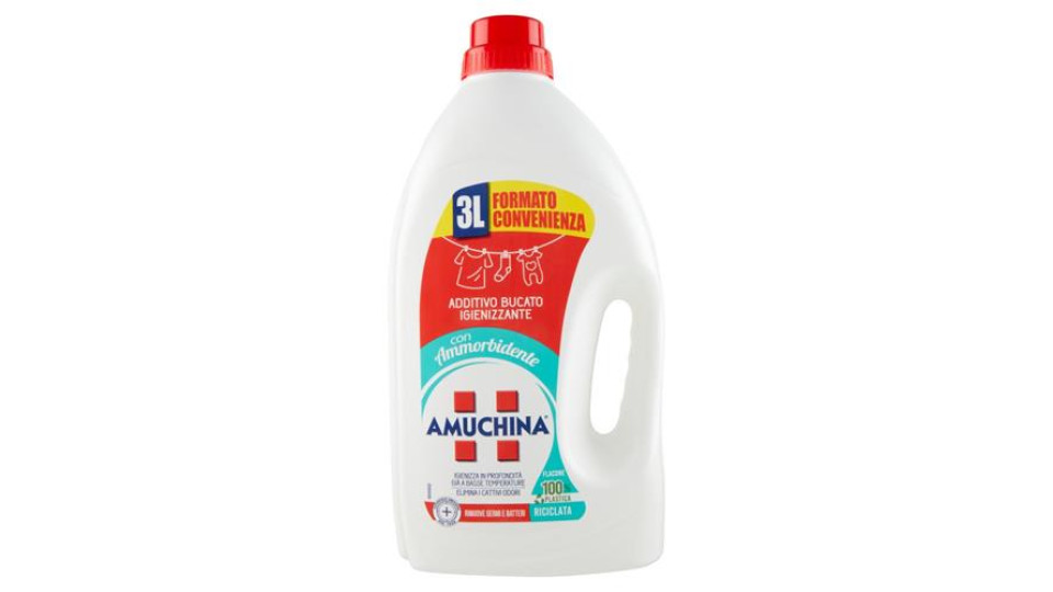 Amuchina Additivo Bucato Igienizzante con Ammorbidente 3 L