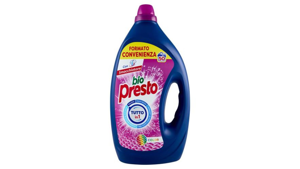 BIO PRESTO Liquido Color 50 Lavaggi 2.250 ml