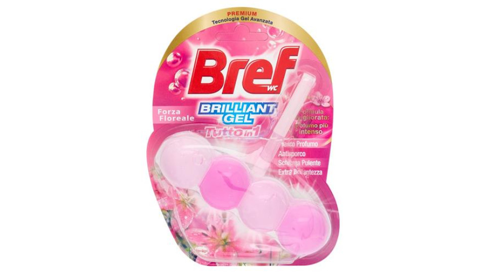 BREF WC Brilliant Gel Tutto in 1 Forza Floreale 42 g