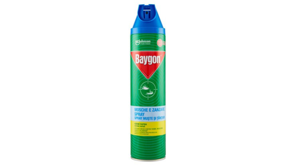 Baygon Mosche e Zanzare Spray 400 ml