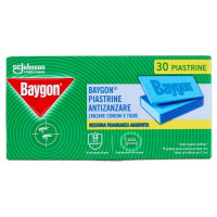 Baygon Piastrine Zanzare Comuni e Tigre 30 pz
