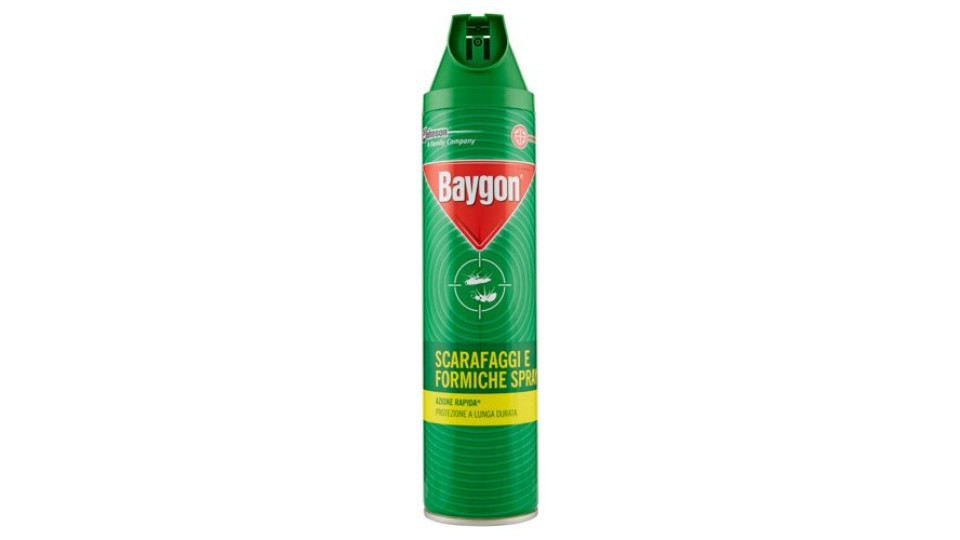 Baygon Scarafaggi e Formiche Spray Insetticida 400ml