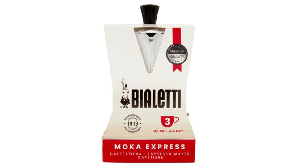 Bialetti Moka Express Caffettiera 3 Tazze