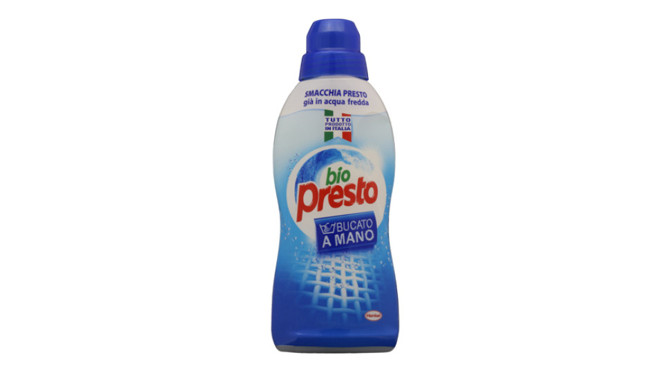 Bio Presto Detersivo Liquido Per Bucato A Mano Ml 750