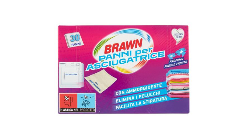 Brawn Panni per Asciugatrice con Ammorbidente 30 pz