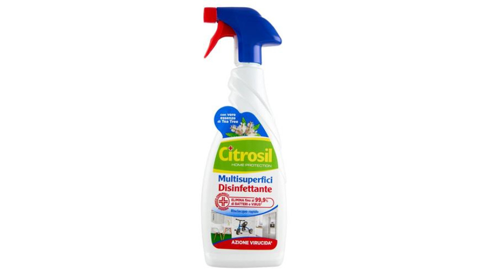 Citrosil Home Protection Multisuperficie Disinfettante con vere essenze di Tea Tree 650 ml