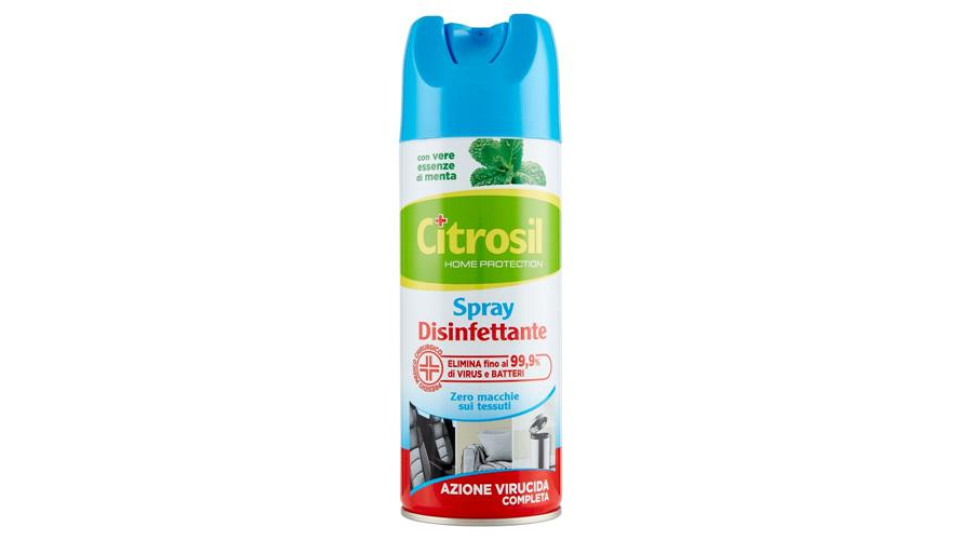 Citrosil Home Protection Spray Disinfettante con vere essenze di menta 300 ml