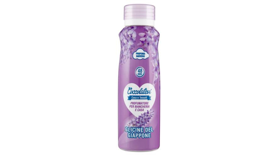 Coccolatevi Casa e Tessuti Profumatore per Biancheria e Casa Glicine del Giappone 300 ml