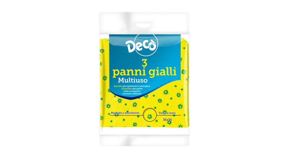 DECO PANNOGIALLO MULTIUSO 3P