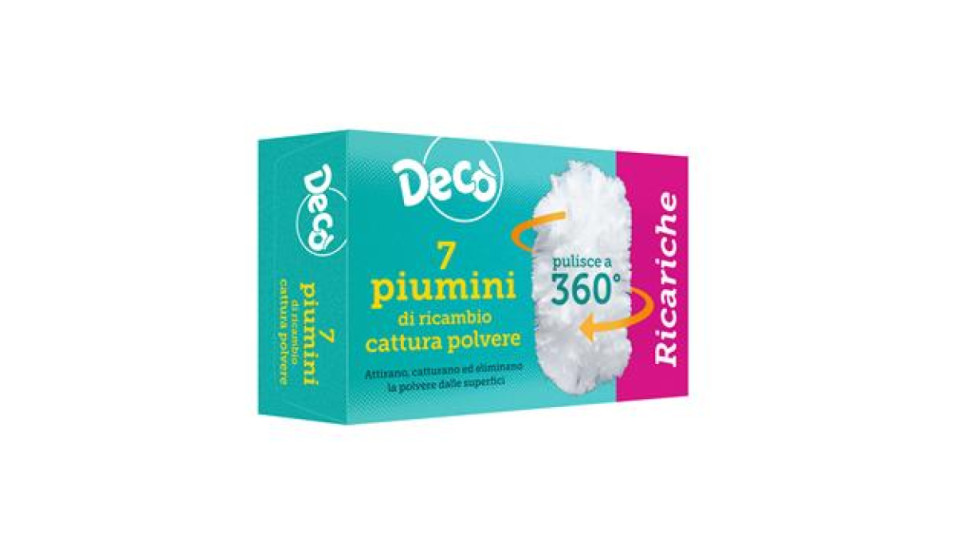 DECO RICAMBI PIUM. POLVERE 7PZ