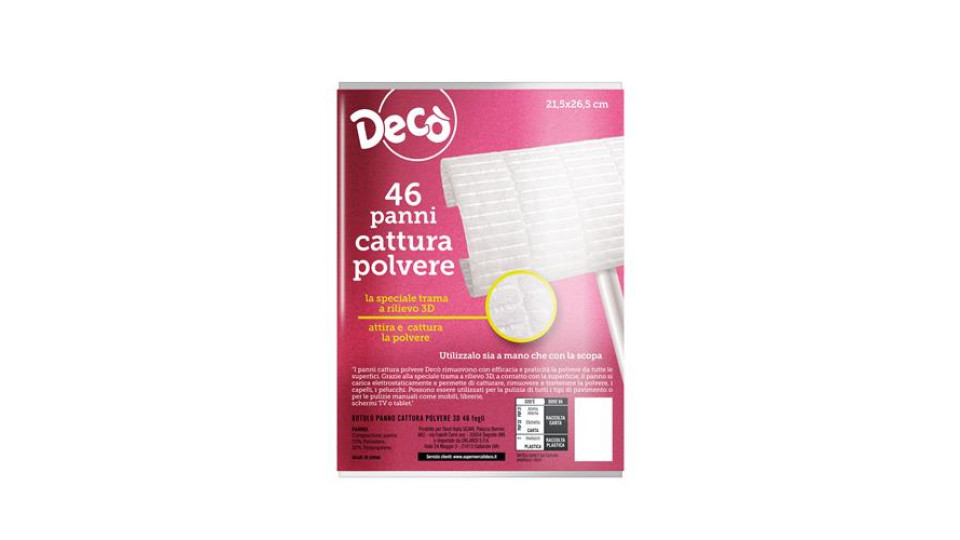 DECO ROTOLO PAN.POLVERE 3D 46F