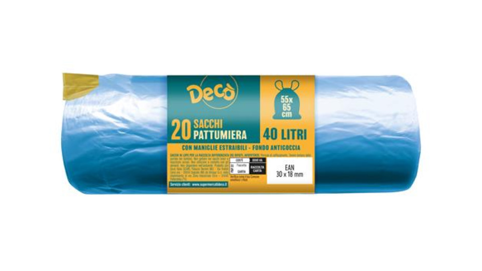 Decò sacchetti neutri