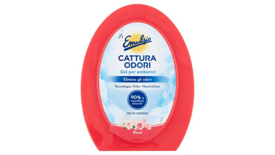 Emulsio Cattura Odori Gel per ambienti Rosa 150 g