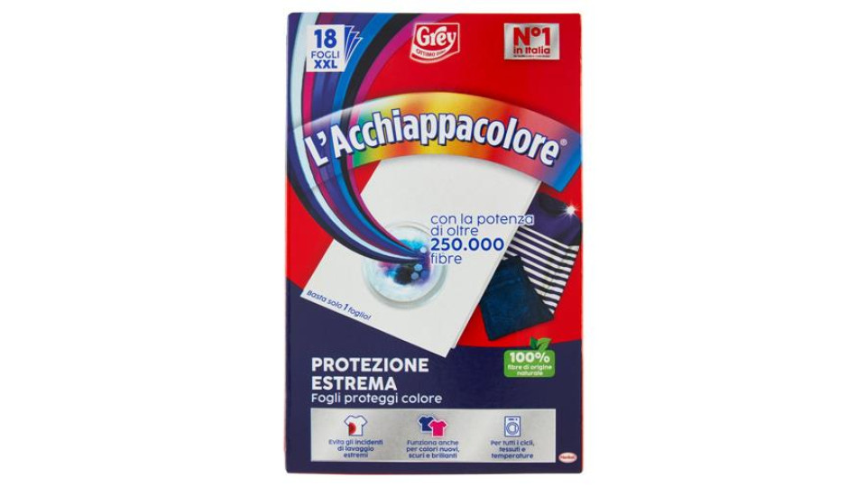 GREY l'Acchiappacolore Protezione Estrema 18 Fogli XXL