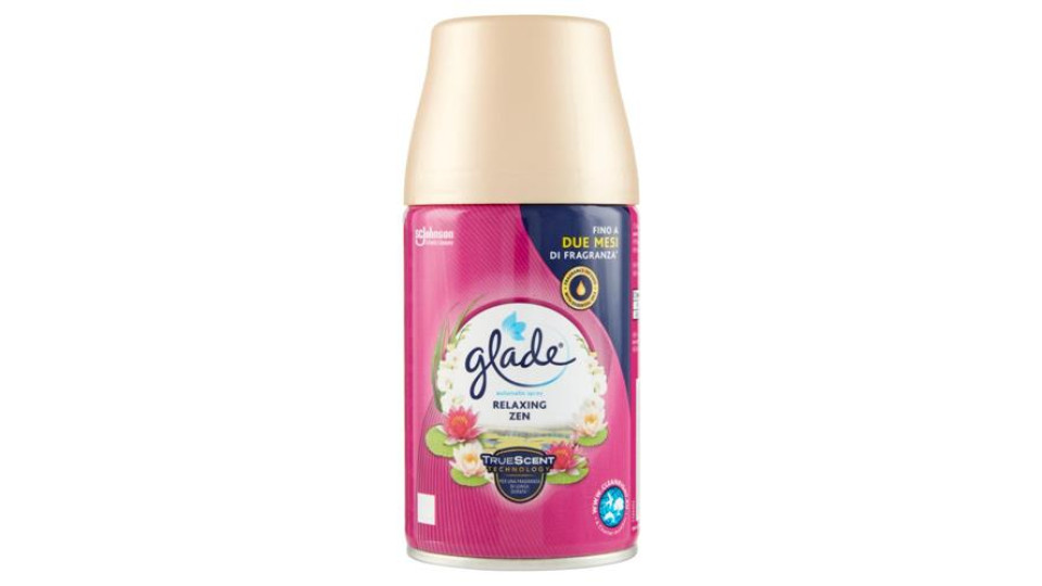 Glade Automatic Spray Ricarica, Profumatore per Ambienti, Fragranza Relaxing Zen 269ml