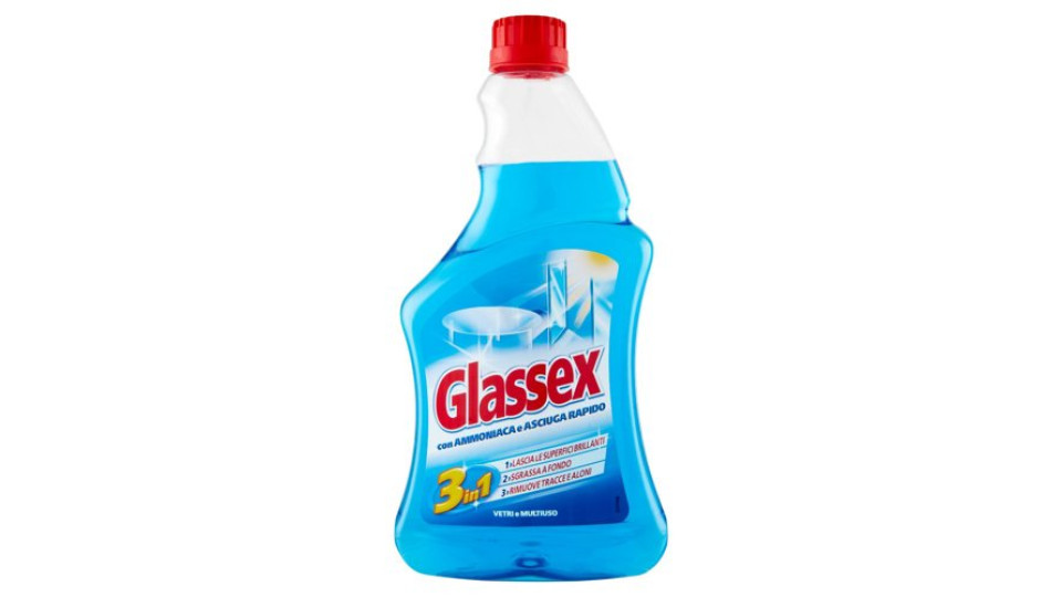 Glassex Ricarica Spray Ammoniaca 500 ml