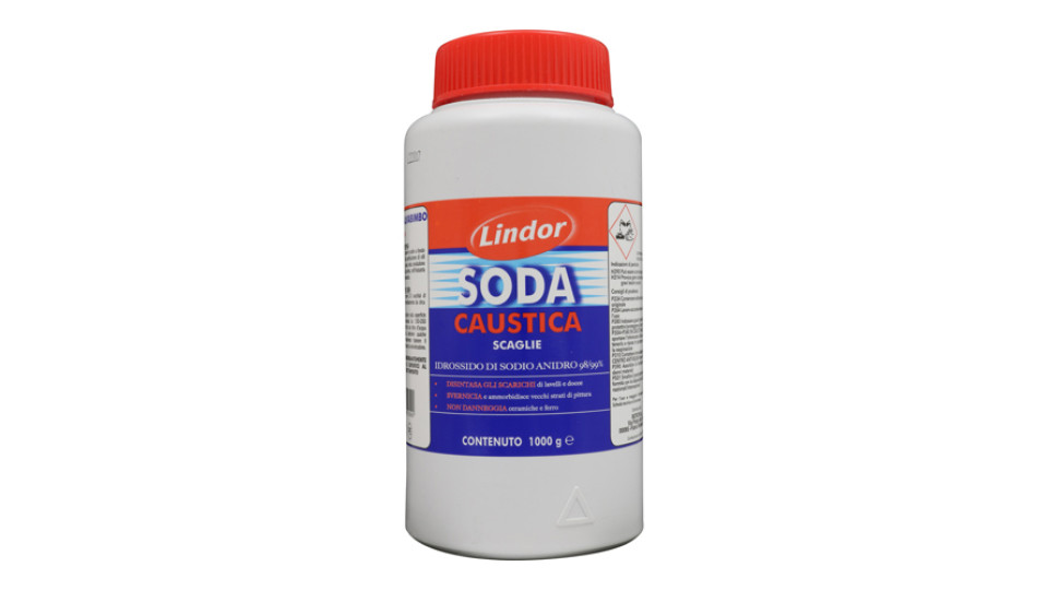 Lindor Soda Caustica A Scaglie In Barattolo Kg 1