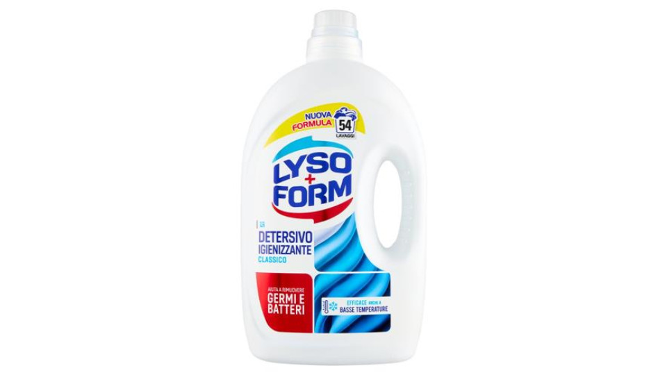 Lysoform Detersivo Igienizzante Classico 54 Lavaggi 2,43 L
