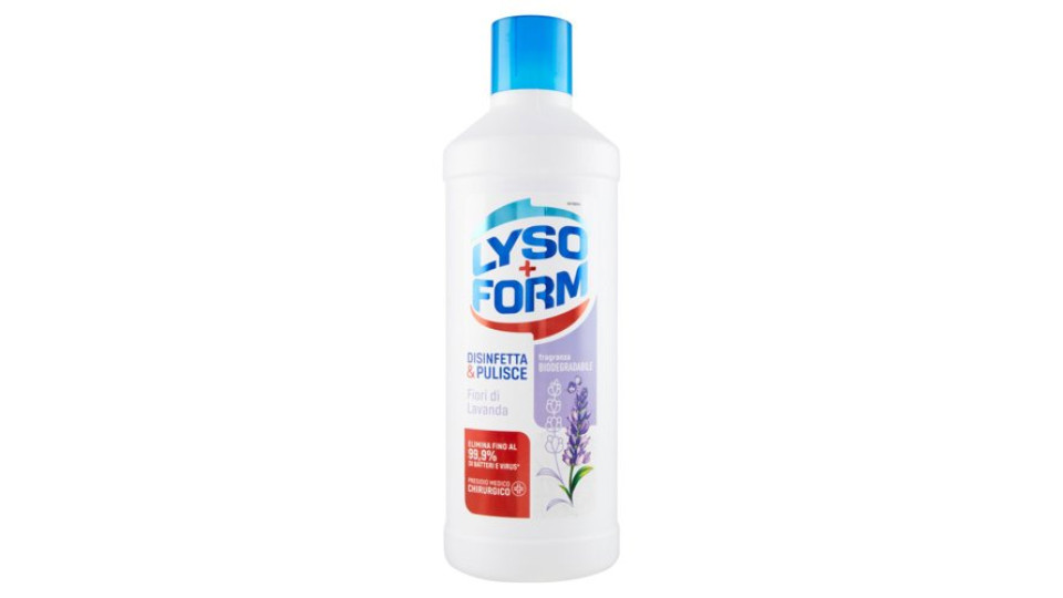 Lysoform Protezione Disinfetta & Pulisce Fiori di Lavanda 1100 ml