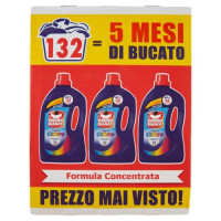Omino Bianco Detersivo Lavatrice Liquido Color+ 3 x 44 Lavaggi 3 x 1760 ml