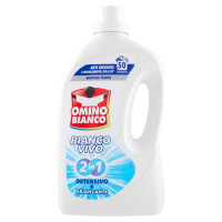 Omino Bianco Detersivo Lavatrice Liquido Ninfea Rosa 50 Lavaggi 2000 ml