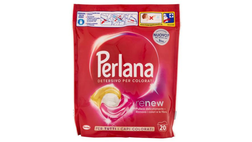 PERLANA Caps Detersivo Colorati 20 lavaggi 20 x 13,5 g