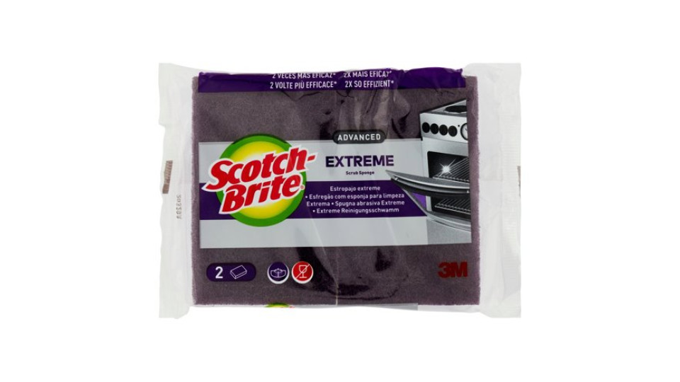 Scotch-Brite Advanced Extreme Scrub Sponge 2 pz