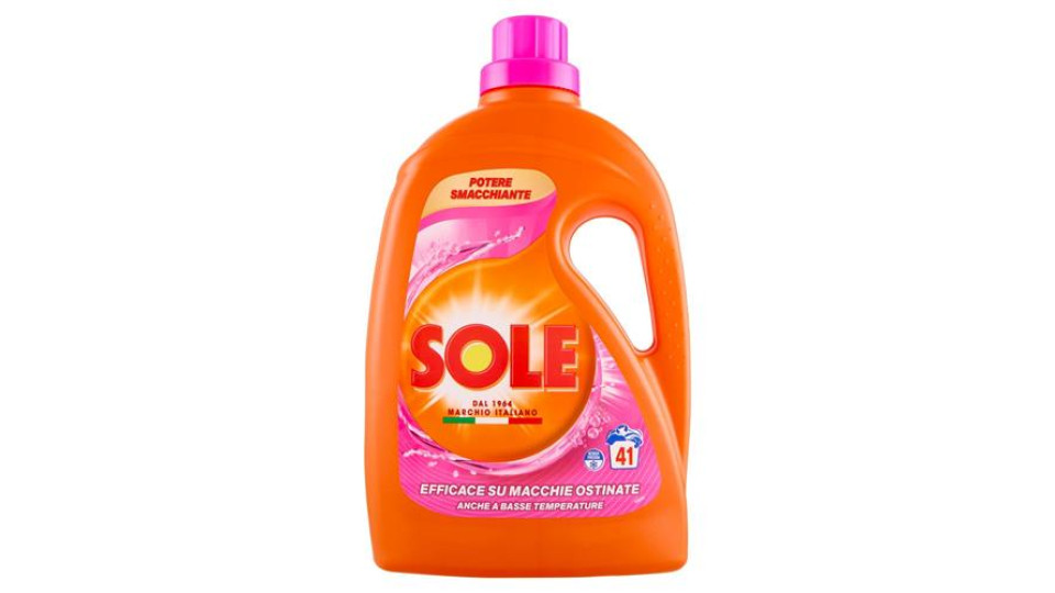 Sole Detersivo lavatrice Potere smacchiante 123 lavaggi 3 x 1,845 L