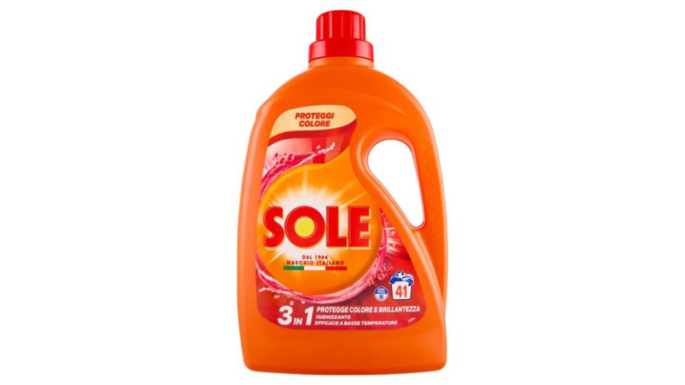 Sole Detersivo lavatrice Proteggi Colore 41 lavaggi 1,845 L