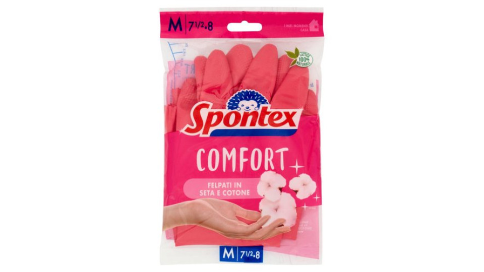 Spontex Guanti Casalinghi Comfort Taglia M