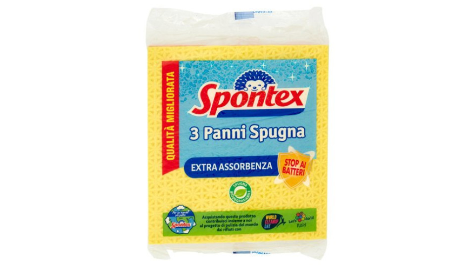 Spontex Panni Spugna x3