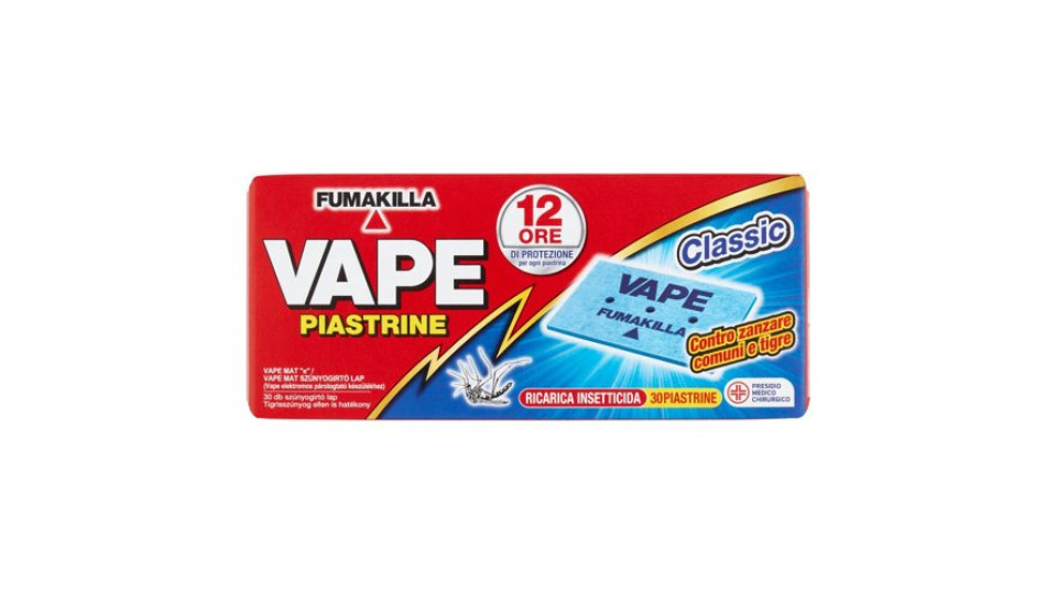 VAPE Piastrine Classic 30 pz