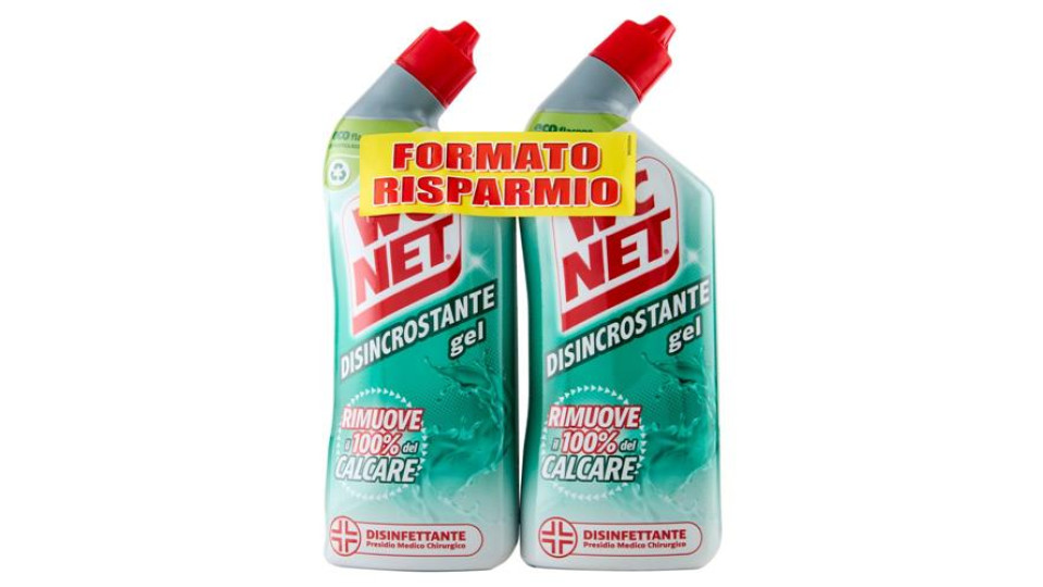 Wc Net - Disincrostante gel, 2 x 700 ml
