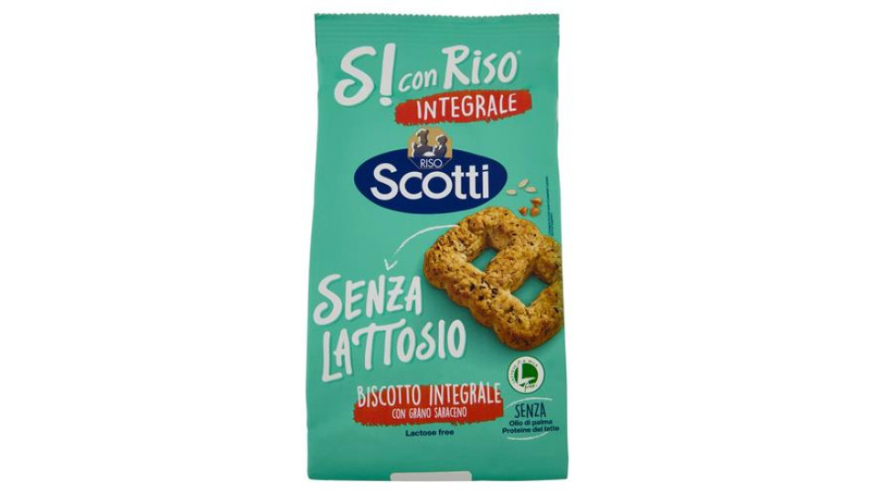 Riso Scotti Si con Riso Senza Lattosio Fibra Più Fibra Biscotto Integrale con grano saraceno 350 g