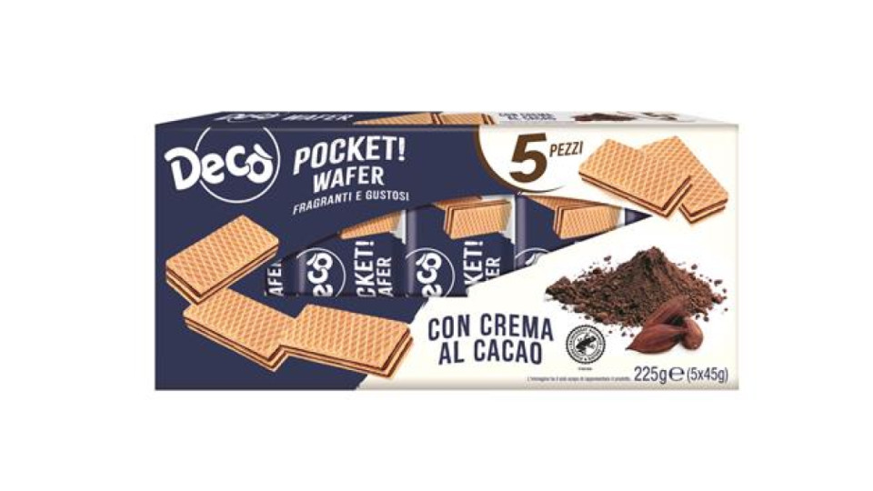 Wafer al cacao Multipack 5pz