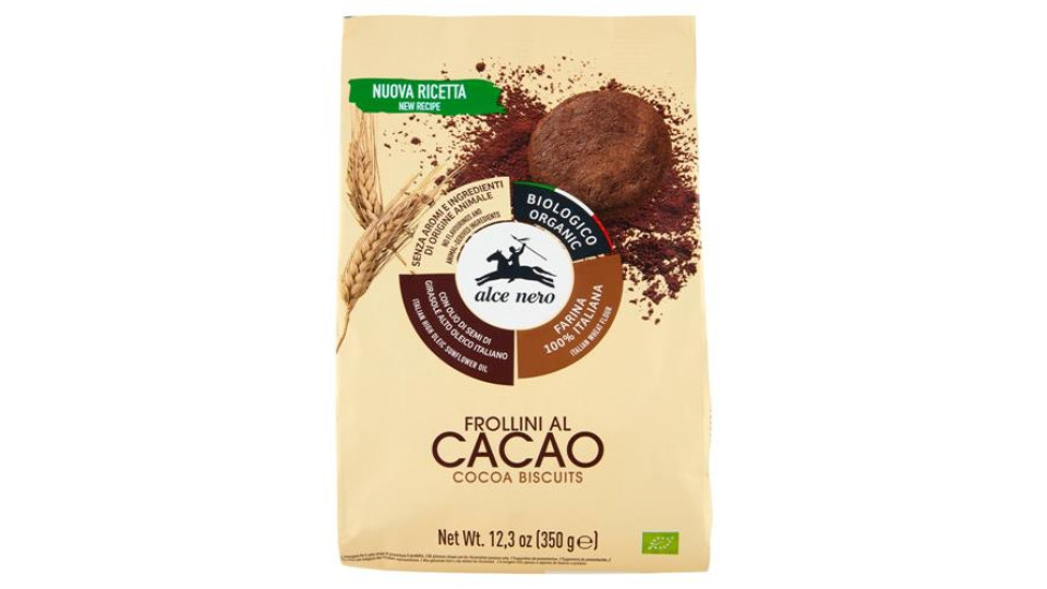 alce nero Frollini al Cacao 350 g