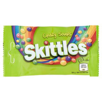 Skittles Crazy Sours Caramelle alla Frutta dal gusto aspro 38 g