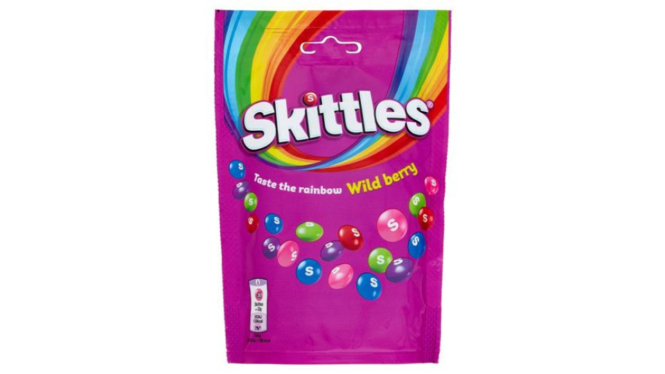 Skittles Wildberry, Caramelle Assortite ai Frutti di Bosco 136g