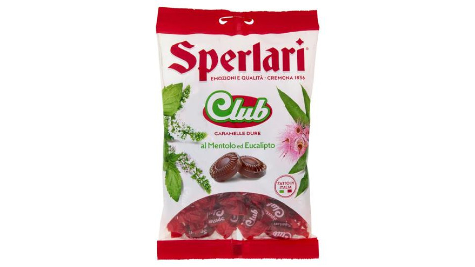Sperlari Club Caramelle Dure al Mentolo ed Eucalipto 200 g
