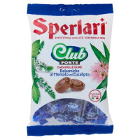 Sperlari Club Forte Caramelle Dure Balsamiche al Mentolo ed Eucalipto 200 g