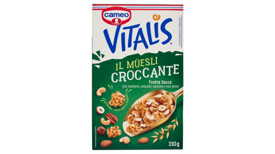 cameo Vitalis il Müesli Croccante Frutta Secca 310 g