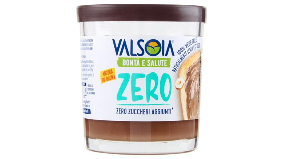Valsoia Bontà e Salute la Crema alle Nocciole e Cacao Zero Zuccheri Aggiunti* 200 g