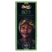 Zàini Le Nuove Donne del Cacao Cioccolato Fondente Extra 80% Cacao 75 g